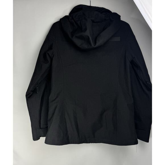 Burton Jacket Womens Medium Black Jet Set Dry Ride Snowboard Ski Hooded Outdoor - Picture 4 of 8